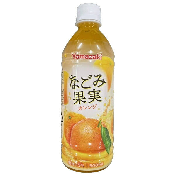 Yamazaki Baking Nagomi Fruit Orange 500ml plastic bottle x 24 pieces [shipped in Japan]