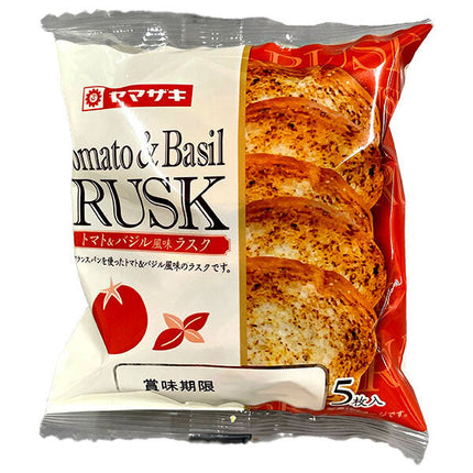 山崎製パン トマト&バジル風味 ラスク 5枚入×10袋入