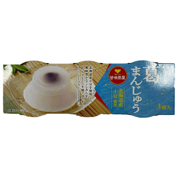 山崎製パン 葛まんじゅう (北海道産小豆使用) 3個入×4個入【日本出荷】
