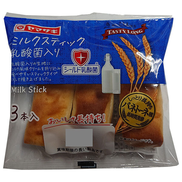 山崎製パン ミルクスティック 乳酸菌入り 3本入×10個入【日本出荷】