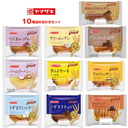 Yamazaki Bread 10 Type Assortment Set 10 Pieces [Shipped in Japan]