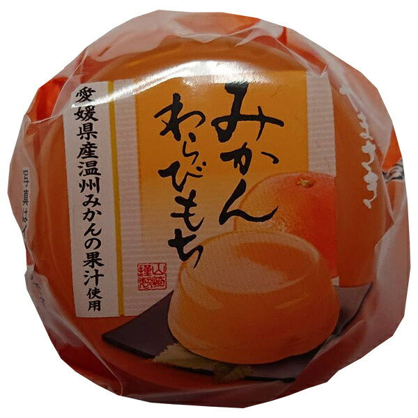 Yamazaki Baking Mandarin Orange Warabi Mochi (Made with Ehime Prefecture Unshu Mandarin Orange Juice) 77 g x 12 [Ships from Japan]