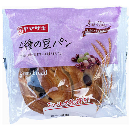 Yamazaki Baking Tasty Long 4 types of bean bread 10 bags [shipped in Japan]