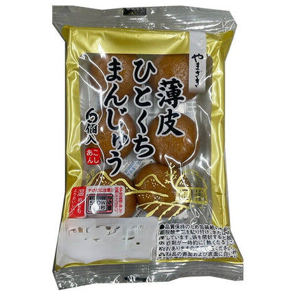 Yamazaki Bread Thin Bite Manju (6 pieces) 10 bags [Shipped in Japan]