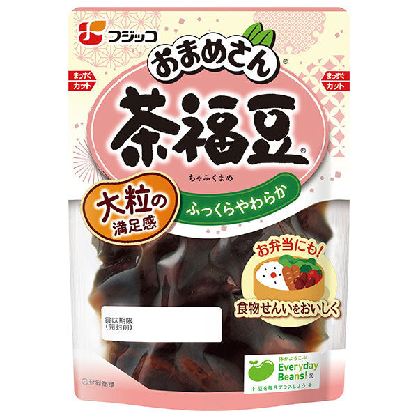 フジッコ おまめさん 茶福豆 140g×10袋入【日本出荷】