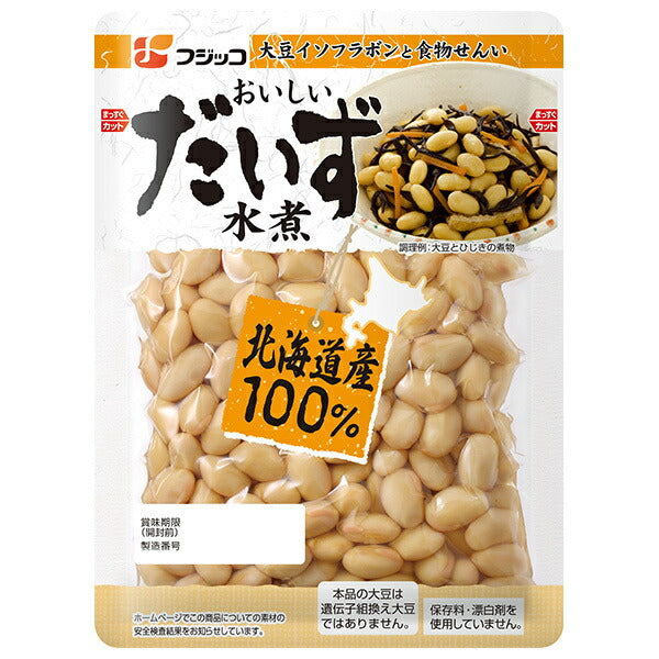 フジッコ おいしいだいず水煮 220g×10袋入【日本出荷】