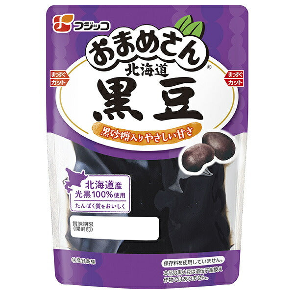 Fujikko Omamesan Hokkaido black beans 115g x 10 bags [shipped in Japan]