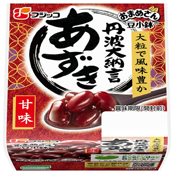 フジッコ おまめさん 豆小鉢 丹波大納言あずき (65g×2パック)×12袋入【日本出荷】