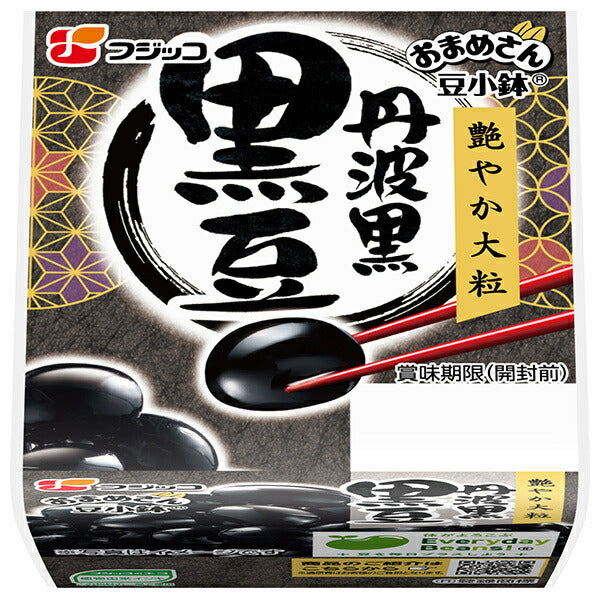 フジッコ おまめさん豆小鉢 丹波黒黒豆 (65g×2パック)×12袋入【日本出荷】