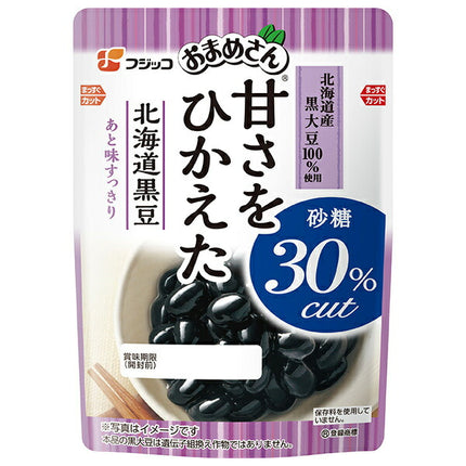 Fujikko Omame-san Less sweet Hokkaido black beans 110g x 10 bags [shipped in Japan]