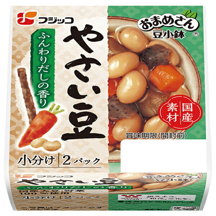 Fujikko Omame-san Bean Small Bowl Vegetable Beans 65g x 2 packs x 12 pieces [Shipped in Japan]