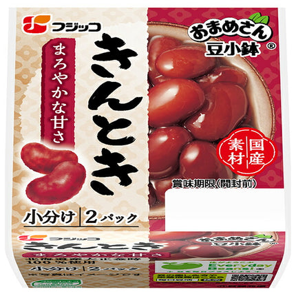 Fujikko Omame-san Bean Small Bowl Kintoki (65g x 2 packs) x 12 pieces [Shipped in Japan]