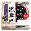 フジッコ おまめさん 豆小鉢 黒豆 62g×2パック×12個入【日本出荷】