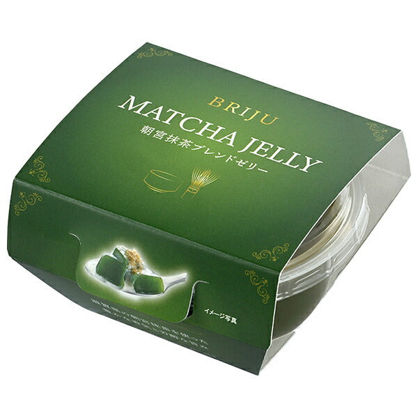 サクラ食品工業 BRIJU 抹茶ゼリー 朝宮抹茶ブレンド 149g×12個入【日本出荷】