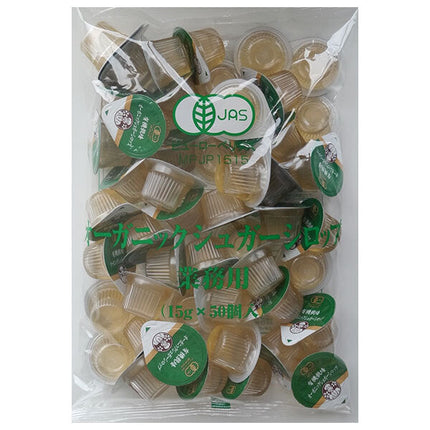 Sakura Food Industry Organic Sugar Syrup for Commercial Use (15g x 50 pieces) x 4 bags [Shipped in Japan]