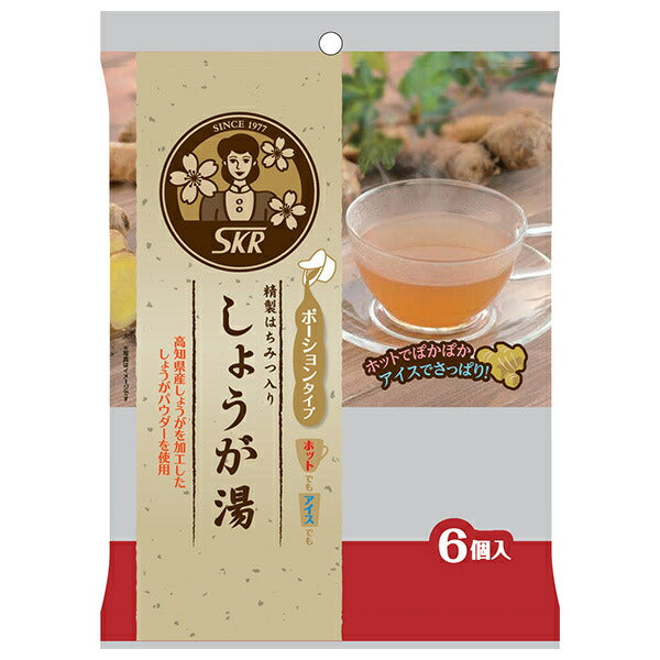 Sakura Food Industry Ginger Soup Portion Type (22g x 6 pieces) x 12 pieces [Shipped in Japan]