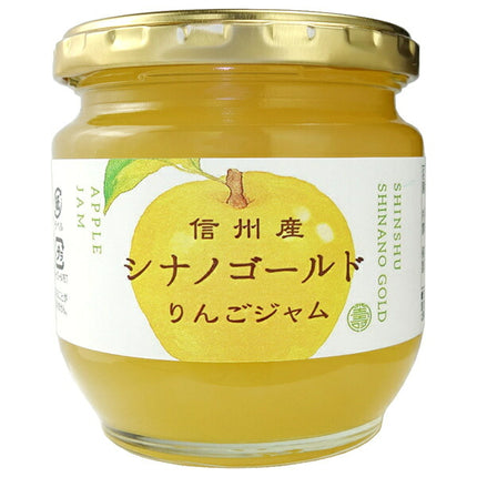 Kotobuki Kogen Foods Shinano Gold Apple Jam from Shinshu 210g jar x 12 pieces [Shipped in Japan]