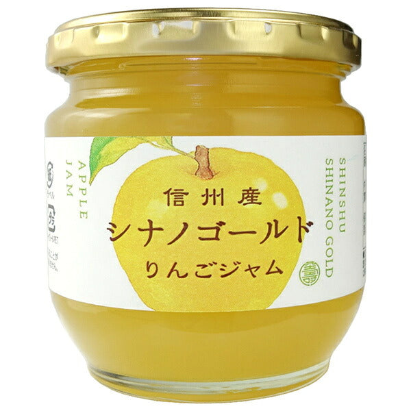 寿高原食品 信州産 シナノゴールド りんごジャム 210g瓶×12個入【日本出荷】
