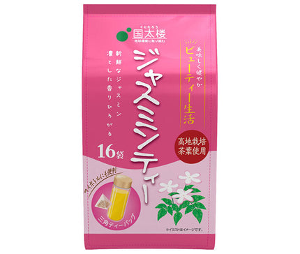 Kunitaro Jasmine Tea Triangular Tea Bag 16P 48g (16P) x 6 bags [Shipped in Japan]