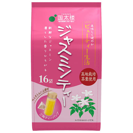 Kunitaro Jasmine Tea Triangular Tea Bag 48g (16P) x 6 bags [Shipped in Japan]