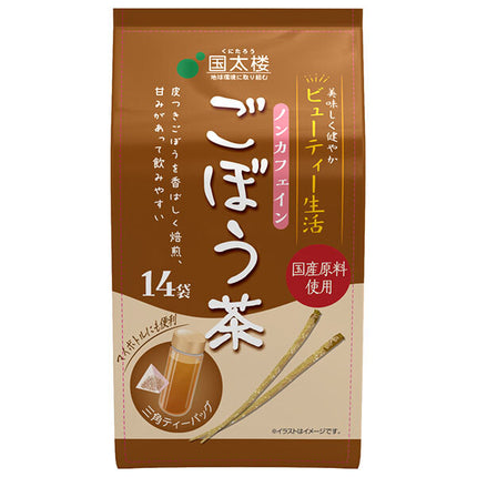 Kunitaro Burdock Tea Triangular Tea Bag 14P 25.2g x 6 bags [Shipped in Japan]