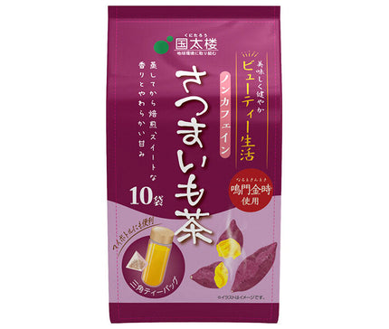 Kunitaro Naruto Kintoki Sweet Potato Tea Triangle Tea Bags 10P 30g(10P) x 6 Bags 