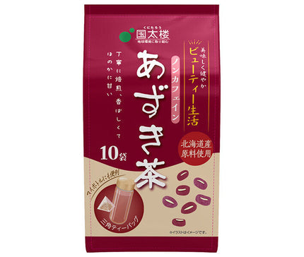 Kunitaro Azuki tea triangular tea bags 10P 40g (10P) x 6 bags [Shipped in Japan]