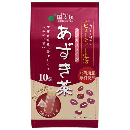 Kunitaro Azuki tea triangular tea bags 40g (10P) x 6 bags [shipped in Japan]