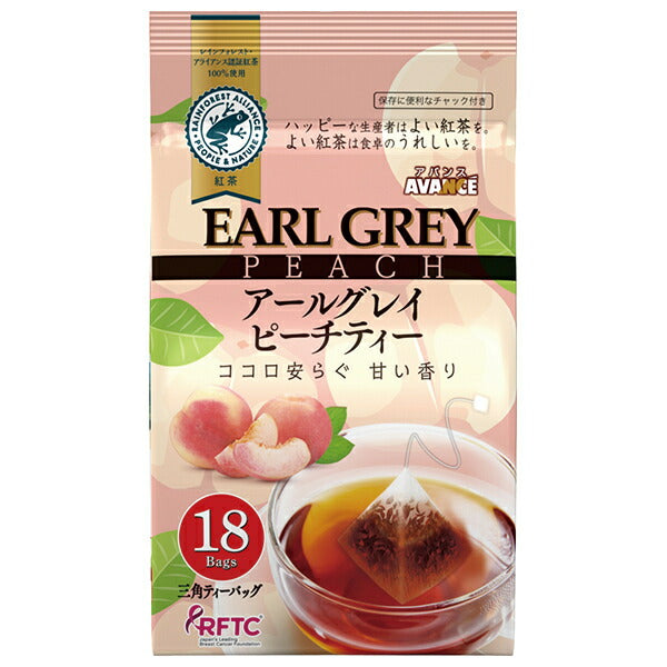 国太楼 テトラバッグ アールグレイ ピーチティー 28.8g(18P)×6袋入【日本出荷】