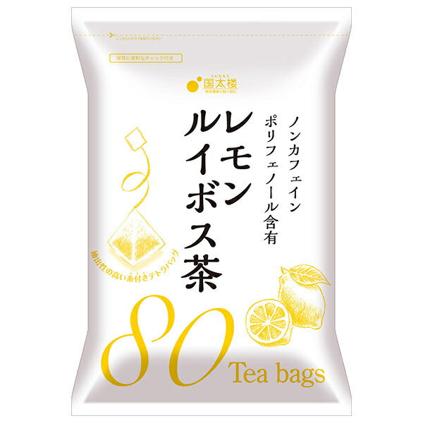 Kunitaro Lemon Rooibos Tea Tea Bags 80P 144g (80p) x 12 bags [Shipped in Japan]