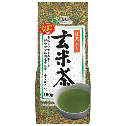 Kunitaro Kobashi Genmaicha with matcha 150g x 12 bags [shipped in Japan]