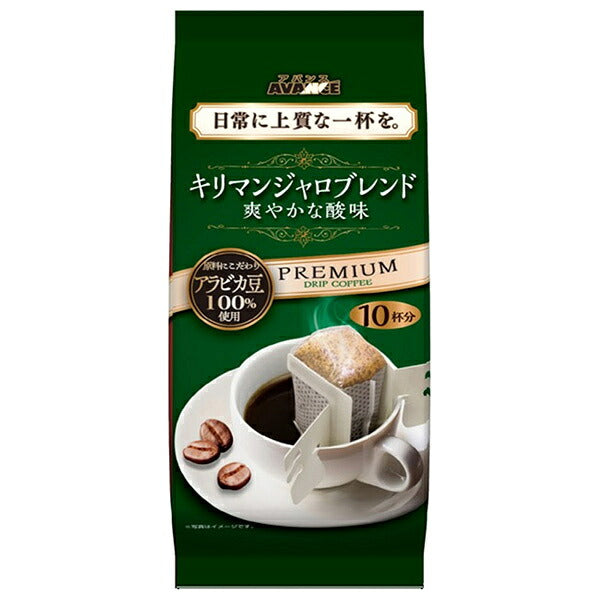 国太楼 プレミアムドリップ キリマンジャロブレンド 80g(10P)×12袋入【日本出荷】