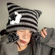 Breathable Windproof Cute Thermal Head Cover Woolen Cap beanies