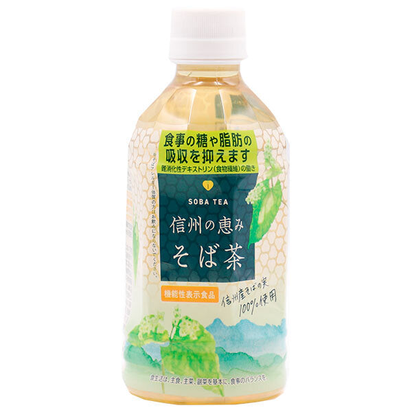 Nikkoku Seifun Shinshu's Bounty Foods with Function Claims Buckwheat Tea 350 ml PET Bottles, 24-Pack [Ships from Japan]