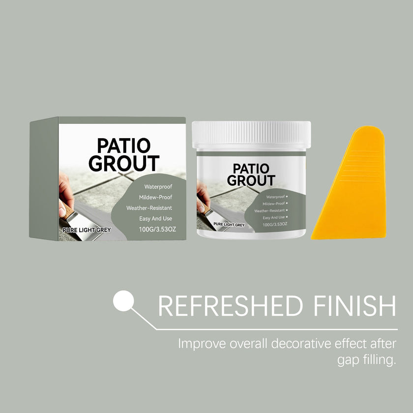 Light Gray Tile Grout — Everyday Kitchen & Bathroom Floor Tile Gap Repair Sealer (100g Kit)