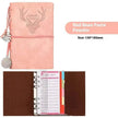 Notebook A6 Leather Loose-leaf Tally Book Note Pad  Memo Note Book