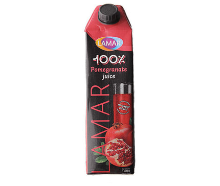 Lamar Pomegranate Juice 1000ml paper pack x 12 bottles [shipped in Japan]