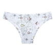 Women's Seamless Floral Print Low-Waist Briefs No-Trace Breathable