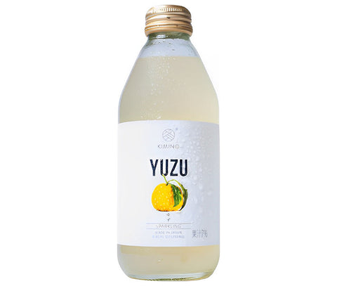 KIMINO DRINKS Yuzu Sparkling Juice 250ml bottle x 24 bottles 