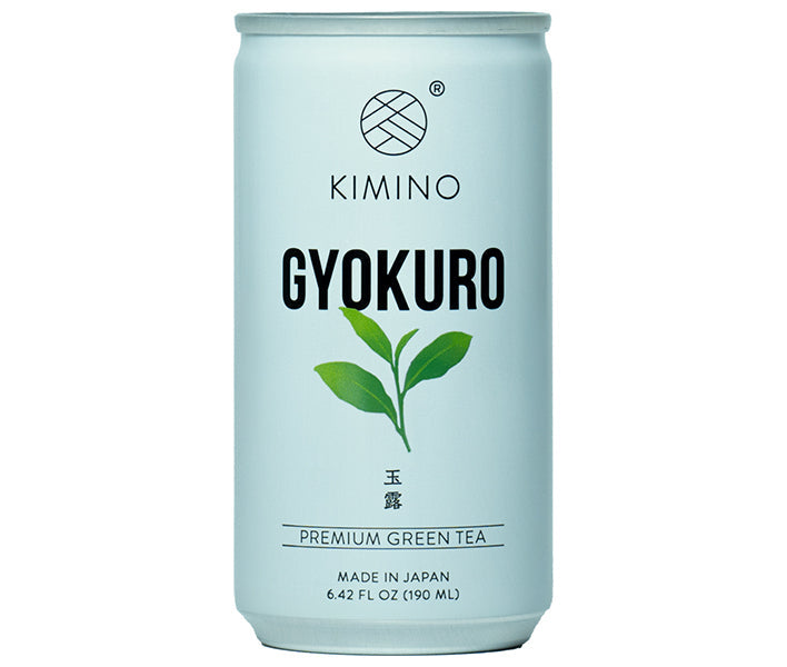 KIMINO DRINKS Thé vert Gyokuro Premium, canette de 190 ml x 30 bouteilles 