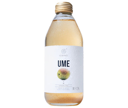 KIMINO DRINKS Jus Pétillant Ume Bouteille de 250 ml x 24 bouteilles 