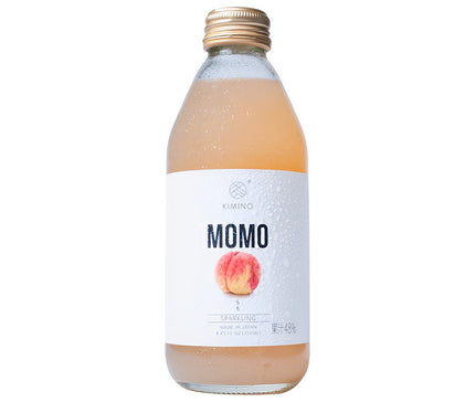 KIMINO DRINKS Peach Sparkling Juice 250ml bottle x 24 bottles 