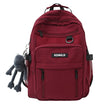 Large Capacity Multi-Layer School Backpack – White, Red, Purple, Black, Khaki