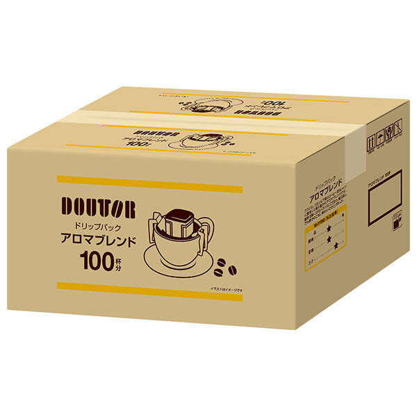 Doter Coffee - Doter - Sachets de café en gouttes - Mélange aromatique (7g x 100 sachets) x 1 unité