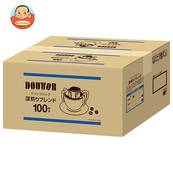 [11/25~ 10% OFF all products!!] Doutor Coffee Doutor Drip Coffee Dark Roast (7g x 100P) x 1 piece