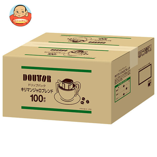 [11/25~ 10% OFF all products!!] Doutor Coffee Doutor Drip Coffee Kilimanjaro (7g x 100P) x 1 piece