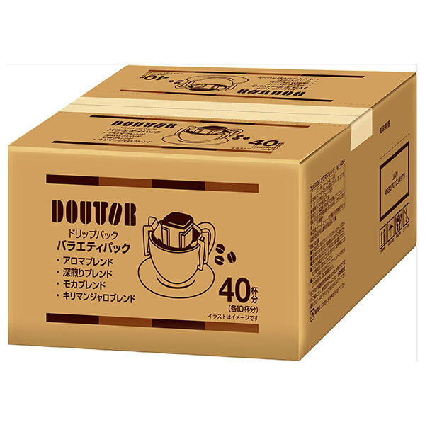 Dotour Coffee - Dotour - Pack assorti de sachets de café filtre (7g x 40 sachets) x 1 unité