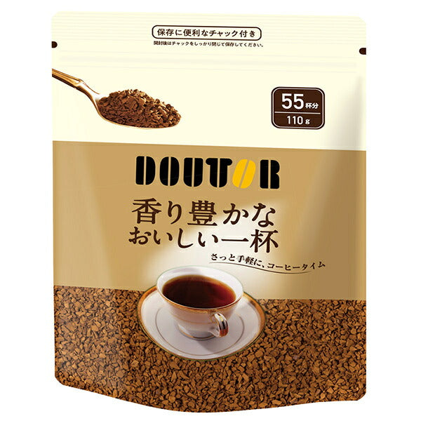 ドトールコーヒー 香り豊かなおいしい一杯 大袋 110g袋×12袋入【日本出荷】