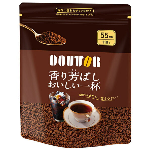ドトールコーヒー 香り芳ばしおいしい一杯 大袋 110g袋×12袋入【日本出荷】