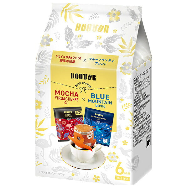 ドトールコーヒー いろどりドリップアソート 6P×32袋入【日本出荷】
